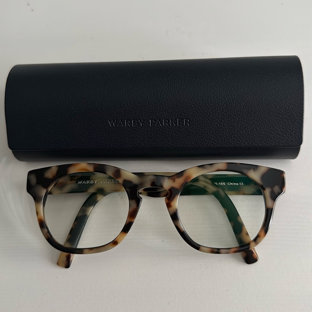 Warby Parker Tortoise Shell Glasses kimball